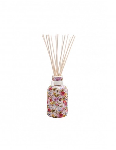 Teatro Fragranze Uniche,  ORO (Luxury collection),  Gift Set : Sticks 1000 ml Pink Flower Velvet Couture Vase