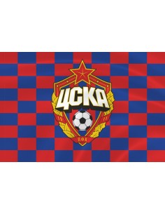 Флаг клуба «ЦСКА» клетка