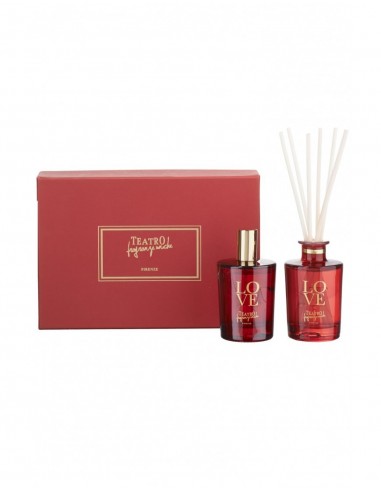 Teatro Fragranze Uniche,  LOVE (Luxury collection),  Mini Gift Box - (Spray 100ml & Diffuser 100ml)