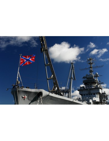 Флаг ВМФ России гюйс