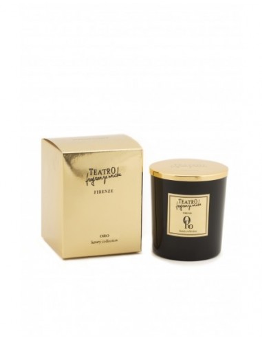 Teatro Fragranze Uniche,  ORO (Luxury collection),  Scented Candle 180 gr.