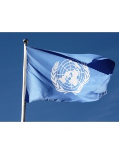 Флаг миротворческих сил ООН 2