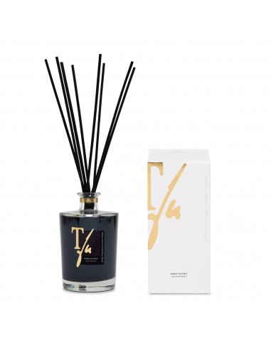 BLACK DIVINE  (Nero Divino), with Sticks diffuser 500 ml, Teatro Fragranze Uniche