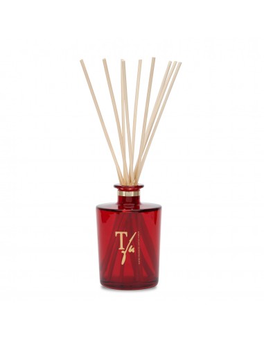 Teatro Fragranze Uniche, LOVE (Luxury collection),   Gift Set Sticks 1500 ml.  RED TRANSPARENT VASE