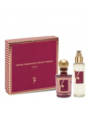 ROSE OUD (Luxury collection), Gift box Diffuser with sticks + Fabric Spray, Teatro Fragranze Uniche