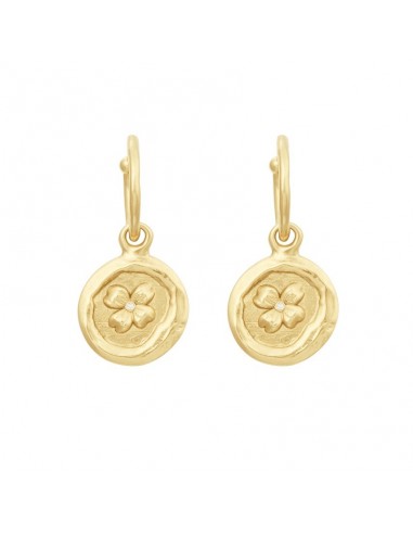 Sonia Rykiel, GOLDEN MEDALS CLOVER EARRINGS