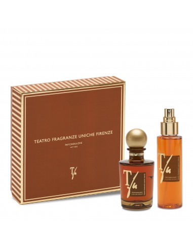 PATCHOULOVE (Luxury collection), Gift box Diffuser with sticks + Fabric Spray, Teatro Fragranze Uniche