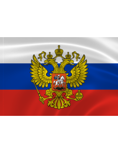 Флаг России с гербом