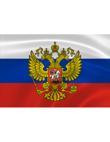 Флаг России с гербом